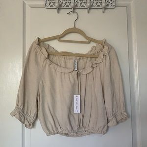 Rachel Pally Linen Polly Top